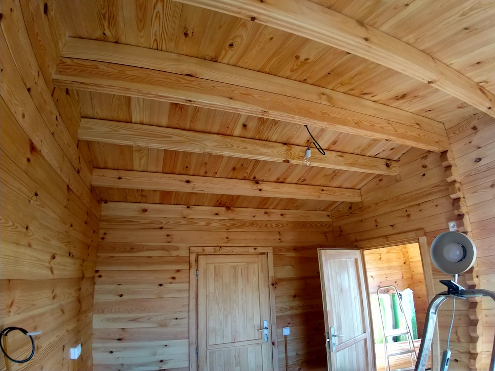 Naše realizace: Dřevěná chata Olivia u Kdyně 6x6